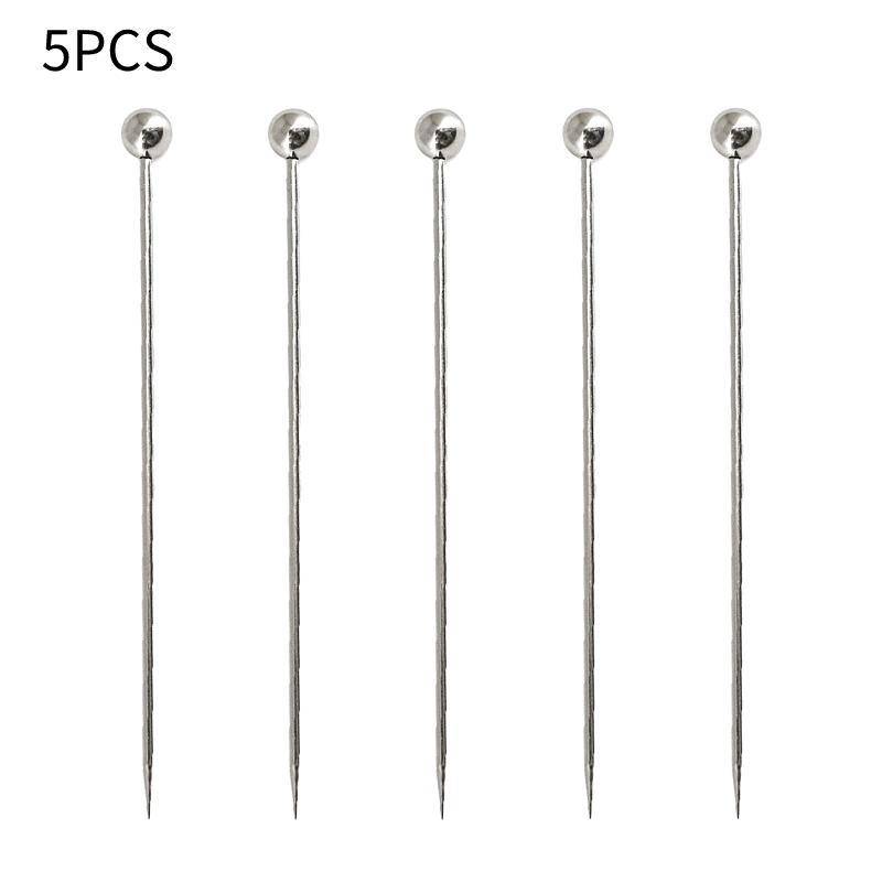 

5-10Pcs Creative Stainless Steel Cocktail Picks Martini Picks Juice Decoration Picks Bar Bartending Tools Kitchen Accessories