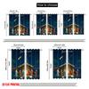 2pcs 2D flat printing Curtains Nativity Scene Joy World Fabric Without Electricity 0 Use for Bedroom Office Living Room Home