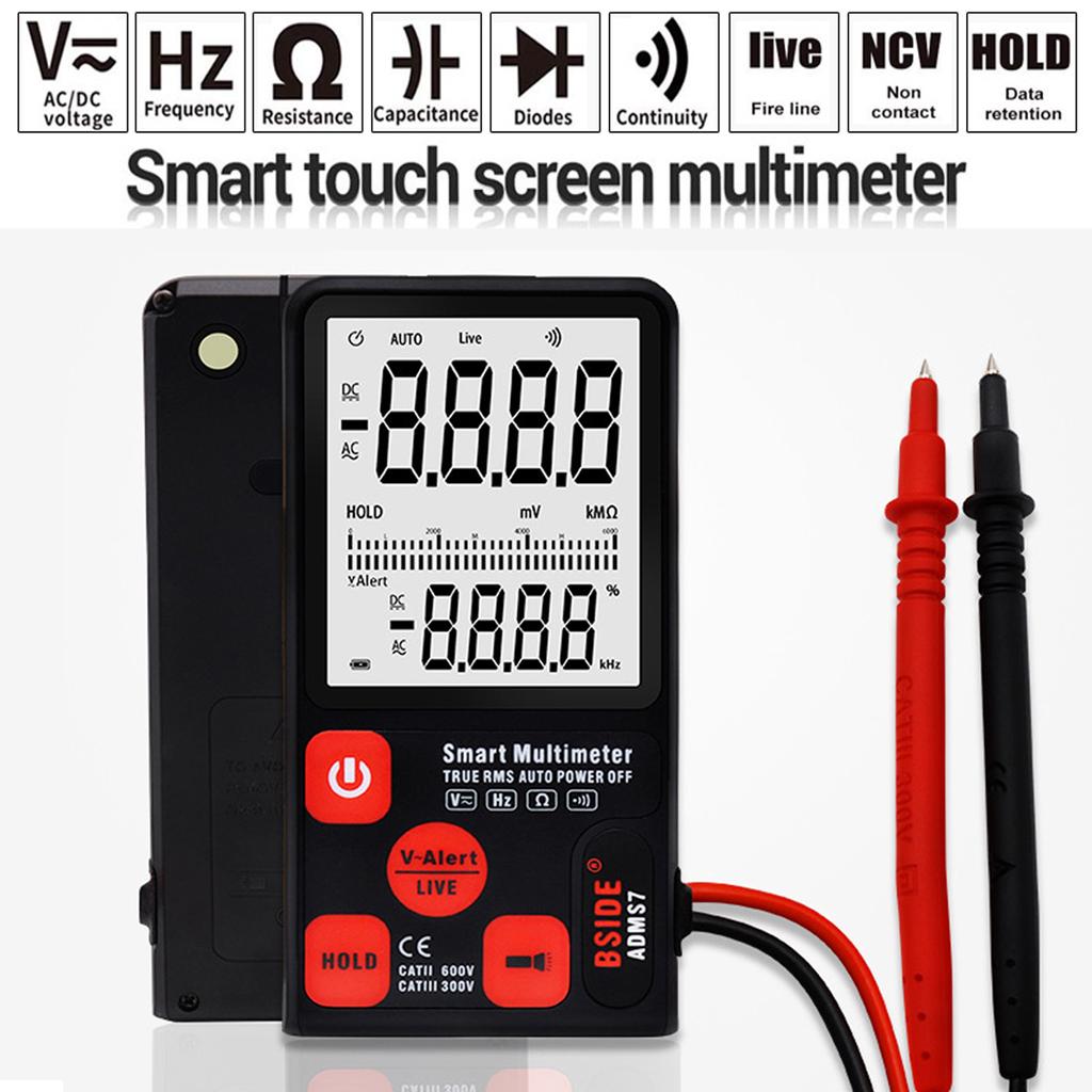 Buy Analog Tester Digital Multimeter Smart Touch DC/AC RMS Analog Bar