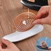 Coil Burner Holder Incense Ash Storage Rack Snail Design Coil Rack Home Fireproof Coil Vertical Stand Support Base Incense Coil