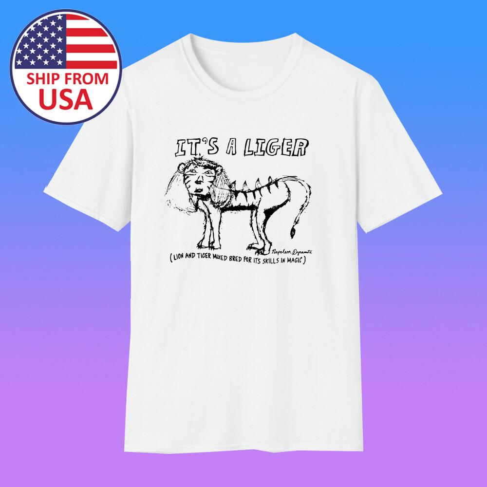 

It s A Liger Napoleon Dynamite Men s White Size S-5XL 4XL