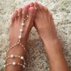 1pcs Women Elegant Pearl Foot Chain Fashion Beach Delicate Foot Anklet