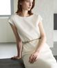 Ollibeudeollibeu Pleated Sleeveless Tee Blouse Ow6Mb4580
