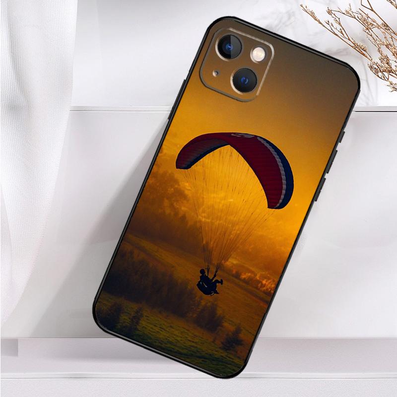 Paragliding Sport Phone Case For iPhone 14 13 12 11 16 15 Pro Max Plus Mini 7 8 X XR XS Max Soft Cover