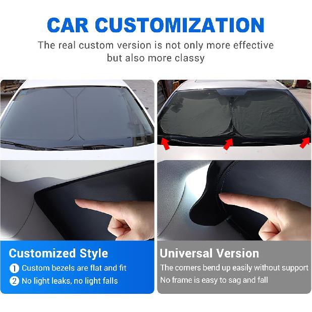 Car Windshield Sun Shade for BMW X1 IX1 U11 2022 2023 Blocks UV Rays Sun Visor Protector Keeps Your Vehicle Cool (Silver)