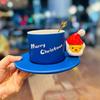 Gift Box Creative Santa Claus Ceramic Mug Afternoon Tea Coffee Cup Saucer Set Christmas Gift Souvenir