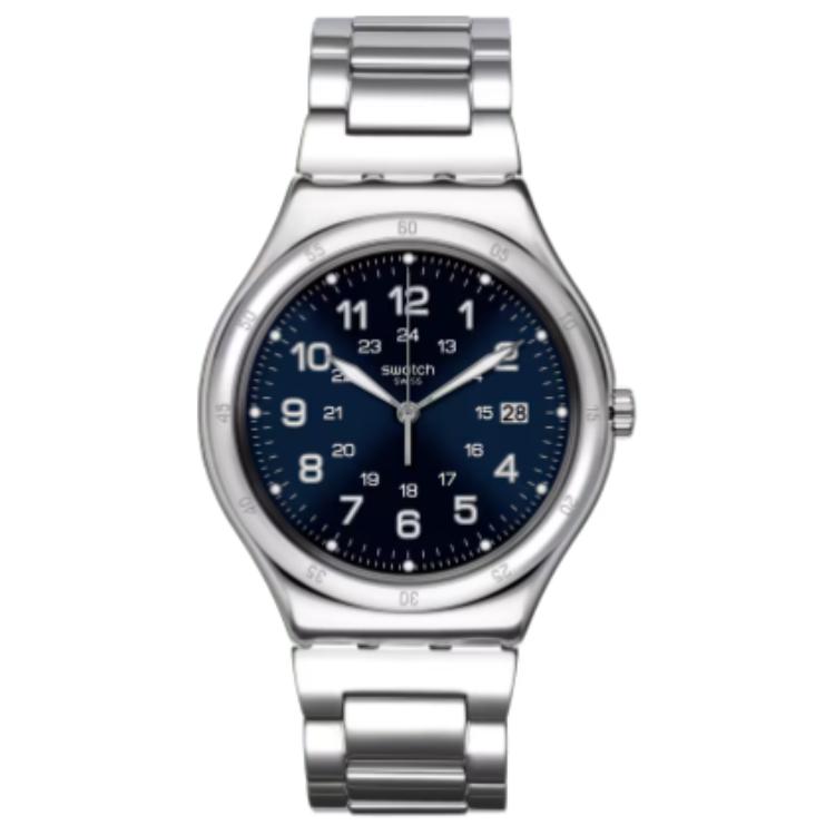 SWATCH Men 41mm Blue Watch YWS420GC YWS420GC Blue Dial
