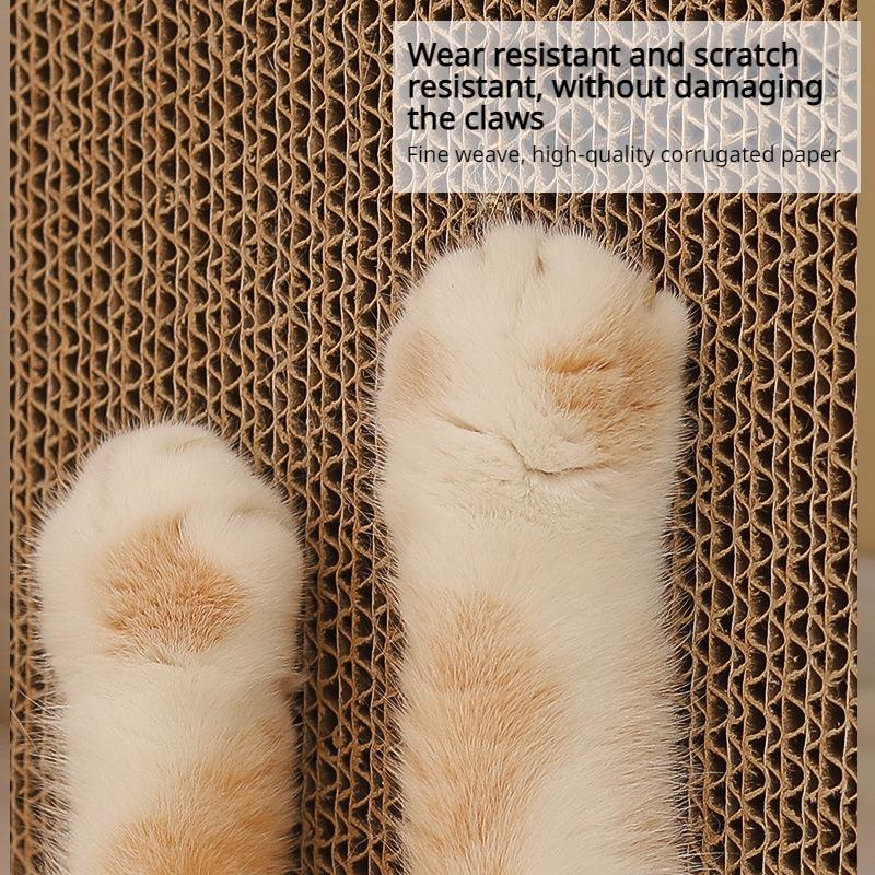 Cat Sisal Scratching Board Scratching Post Teasing Turntable Feather Cat Claw Sharpening No Dander Relief Pet Toys Supplies