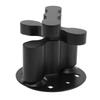 Gas Can Mount RX DLX PM Black Electrophoretic Coating Strong Strength Fuel Container Mount for Motorcycle