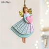 4 Pcs/Set Vintage Angel Hanging Decor Handmade Christmas Ornaments Festive Decor For Xmas Tree Home Office 2026 New Year Gift