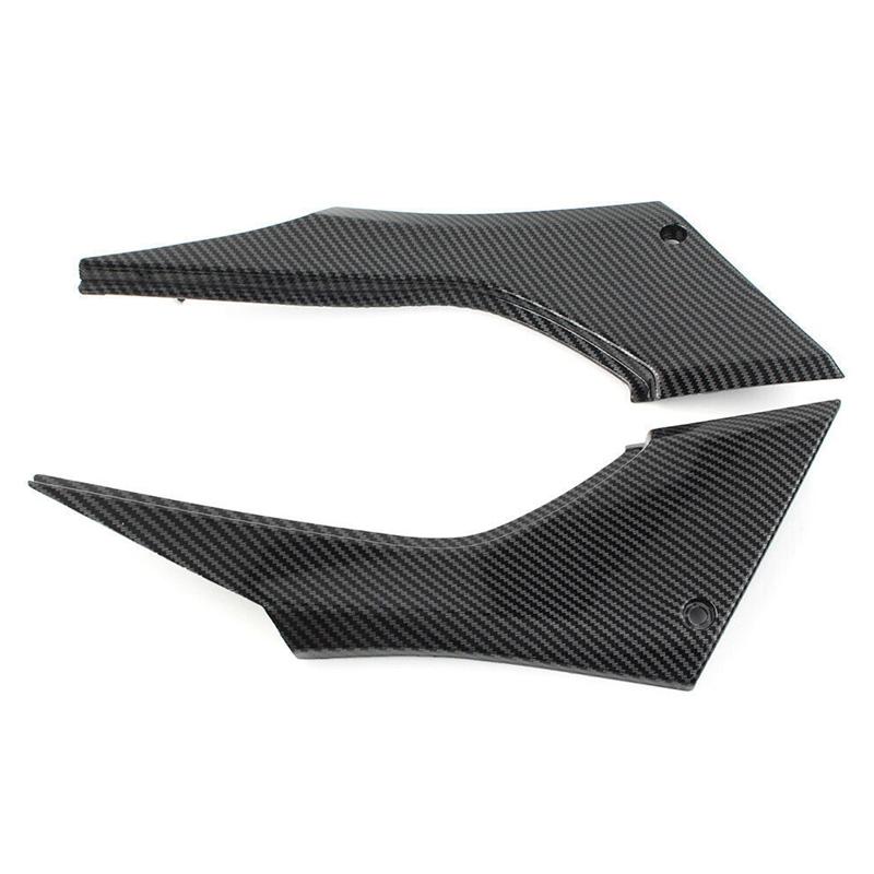 Carbon Fiber Pattern Motorcycle Side Seat Fairing Cowl Panel For Kawasaki Ninja 300 EX300 2013-2017 Spare Parts Accessories-A87Q