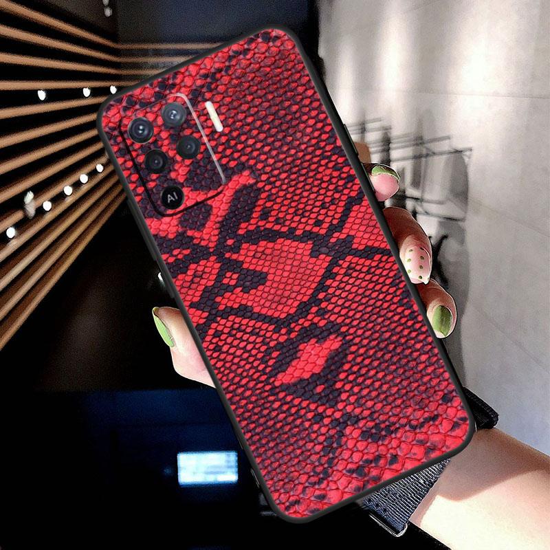 

Snake Skin Case For Oppo A78 A98 A18 A38 A58 A60 A80 A40 A77 A57 A17 A74 A54 A94 A96 A76 A16 A15 A5 Pro OPPO A60 4G