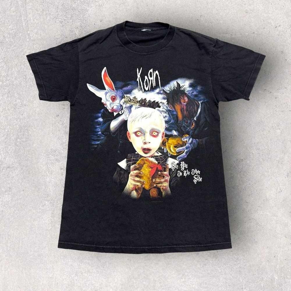 Vintage Korn Band Bavlněné Unisex Klasické S-4XL Tričko VN2235 Unisex Tričko