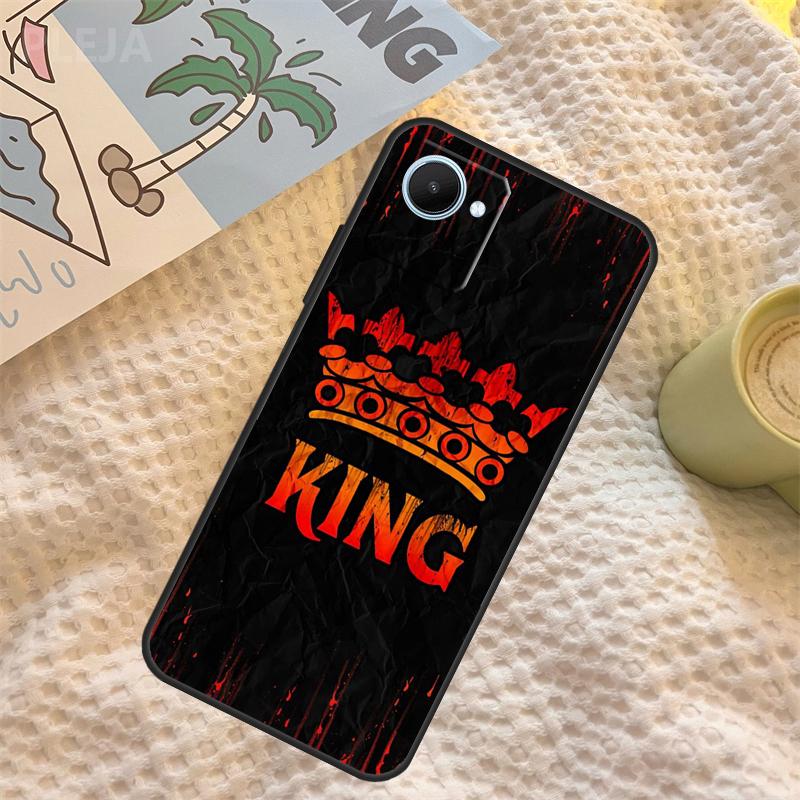 King Queen Art Case For Realme GT6 GT7 Pro C67 C65 C63 C61 C55 C53 C51 C35 C71 C75 11 12 13 14 15 Pro Plus