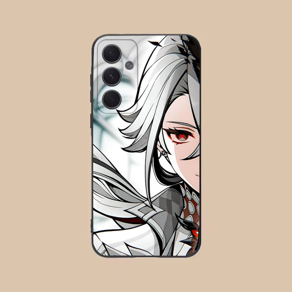 G-Genshin Impact A-Arlecchino Phone Case For Samsung S25,24,21,22,23,20,S30,Ultra,Plus, Fe,5G Silicone Cover
