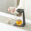 Keramik Kaffee Filter Pyramidenform Wiederverwendbar Nicht Porös Tee Sieb Filter mit Ständer für Tassen Sake Zuhause Büro Küche Cafe