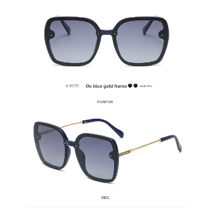 Women's Polarized Sunglasses, European and American Trendy, Unique Retro Sunglasses for Driving, Sunshade, Light Luxury Style