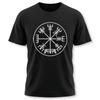 Vegvisir Viking Compass T-Shirt | Norse Graphic Unisex Tee Shirt Design