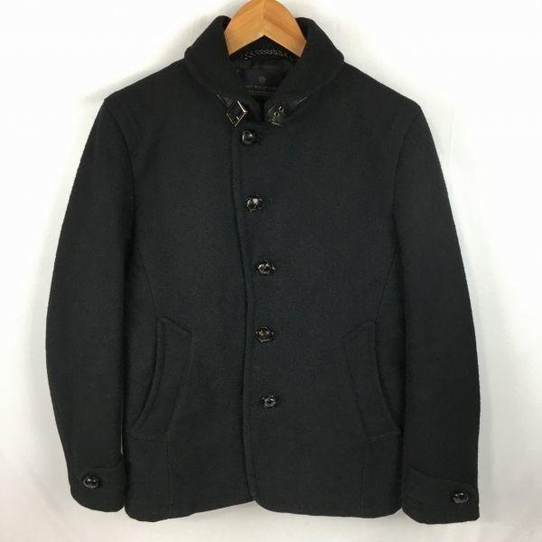 

NANO UNIVERSE Wool Coat [Men’s S/Black] Stand Collar Blouson