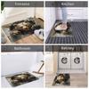 3D Optical Illusion Bear Doormat Non-Slip Bath Kitchen Mat Living Room Floor Door Entrance Carpet Rug
