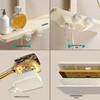 Pressurized All-Copper Shower Head with Gray Digital Display and Storage Set