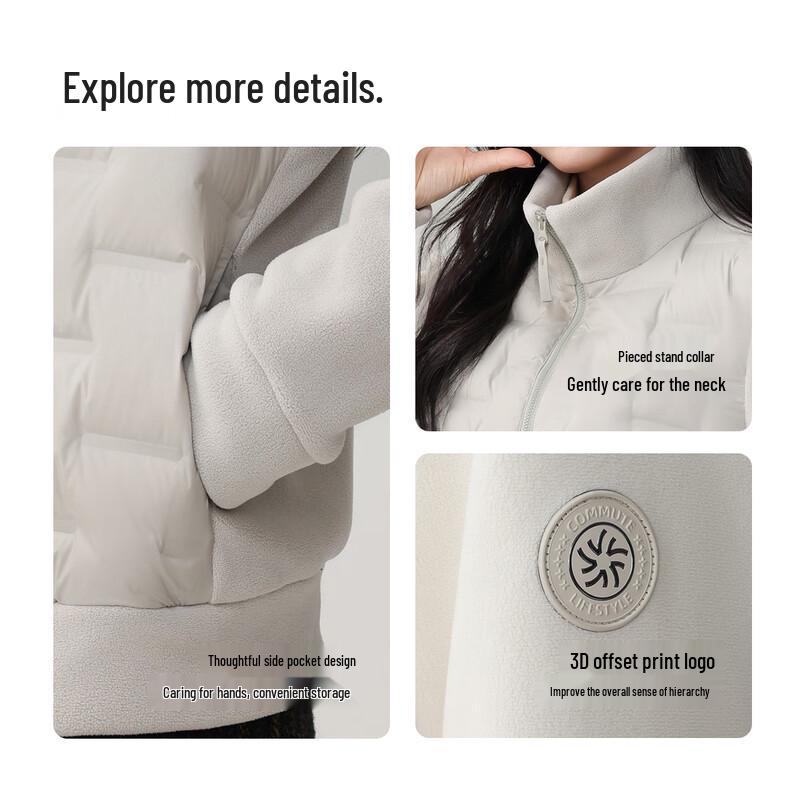 Snow Flying Goose Down Couple Jacket