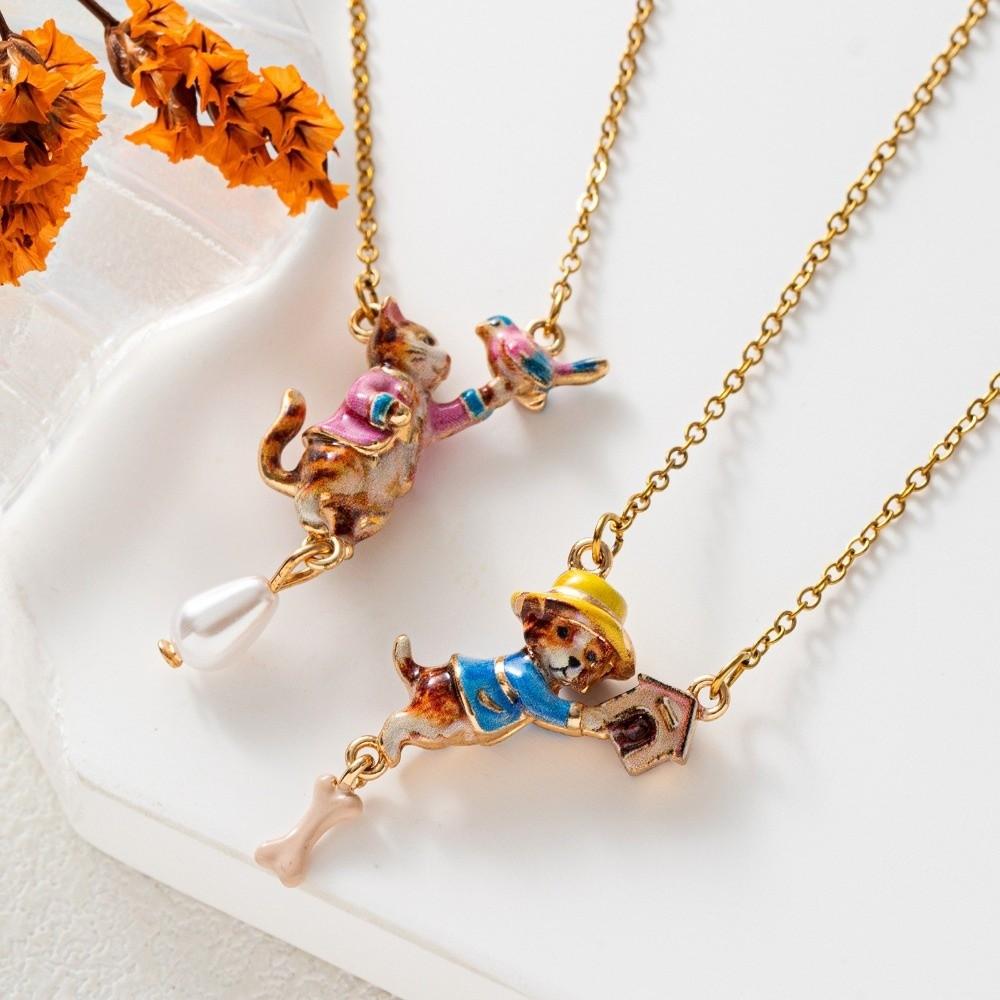Dangle Design Copper Pendant Necklace Copper Fairy Tale Pendant Necklace Gifts for Girls