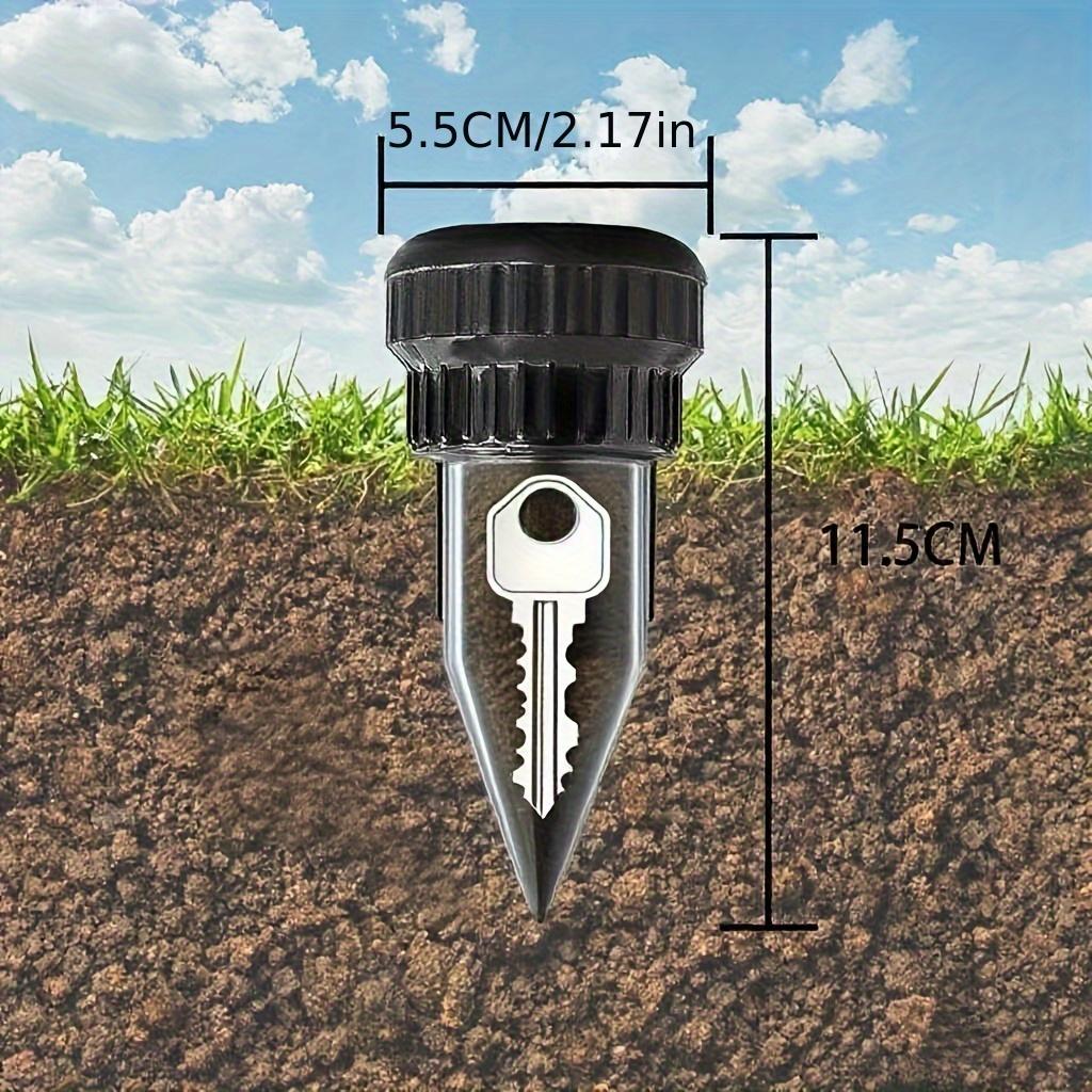 Garden Key Hider, Realistic Underground Watering Can Key Safe, No Battery Needed, Durable Plastic for Outdoor Garden Security