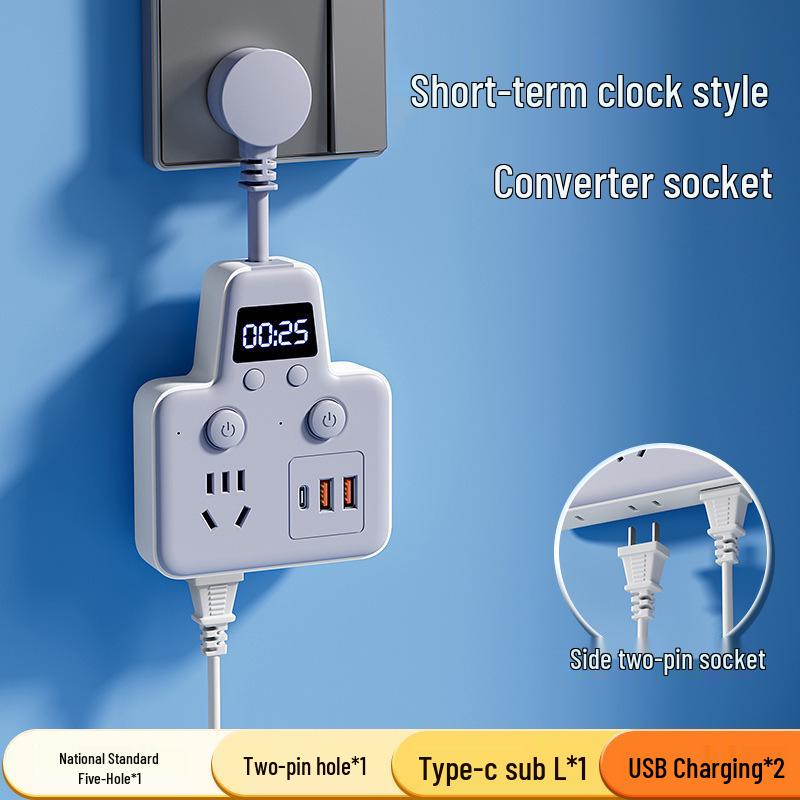 USB Wireless Konverter & Multifunktionale Steckdosenleiste mit unabhängigem Zeitschalter