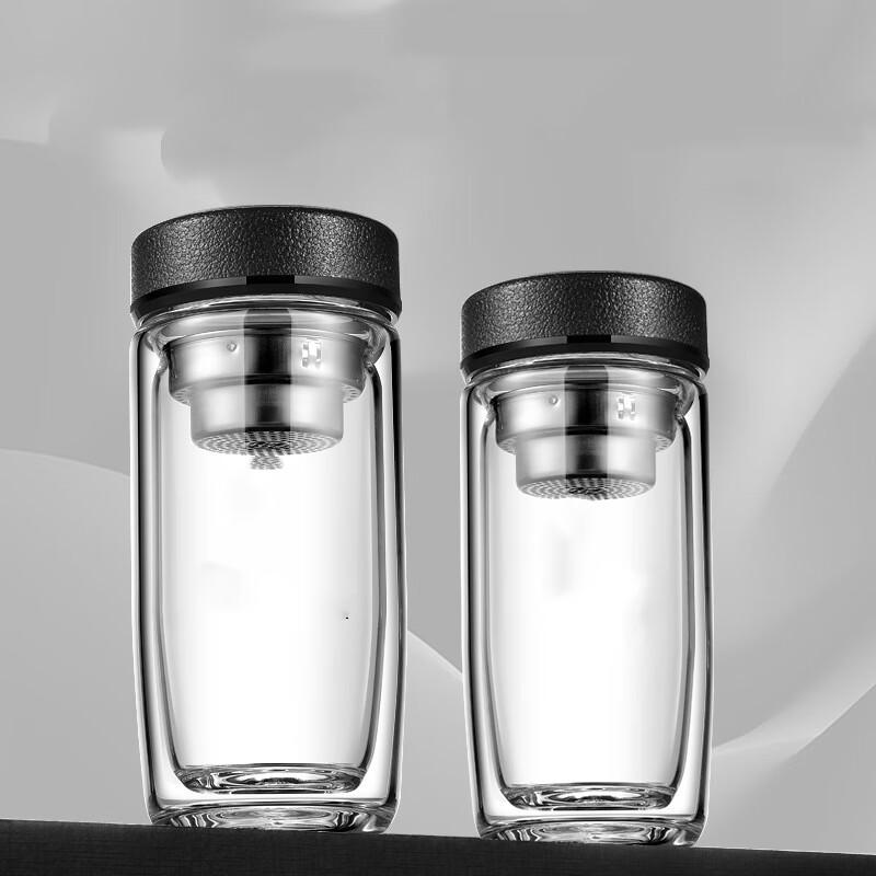 Shangqi High-Temperature Borosilicate Glass Tea Infuser Mug 500ml