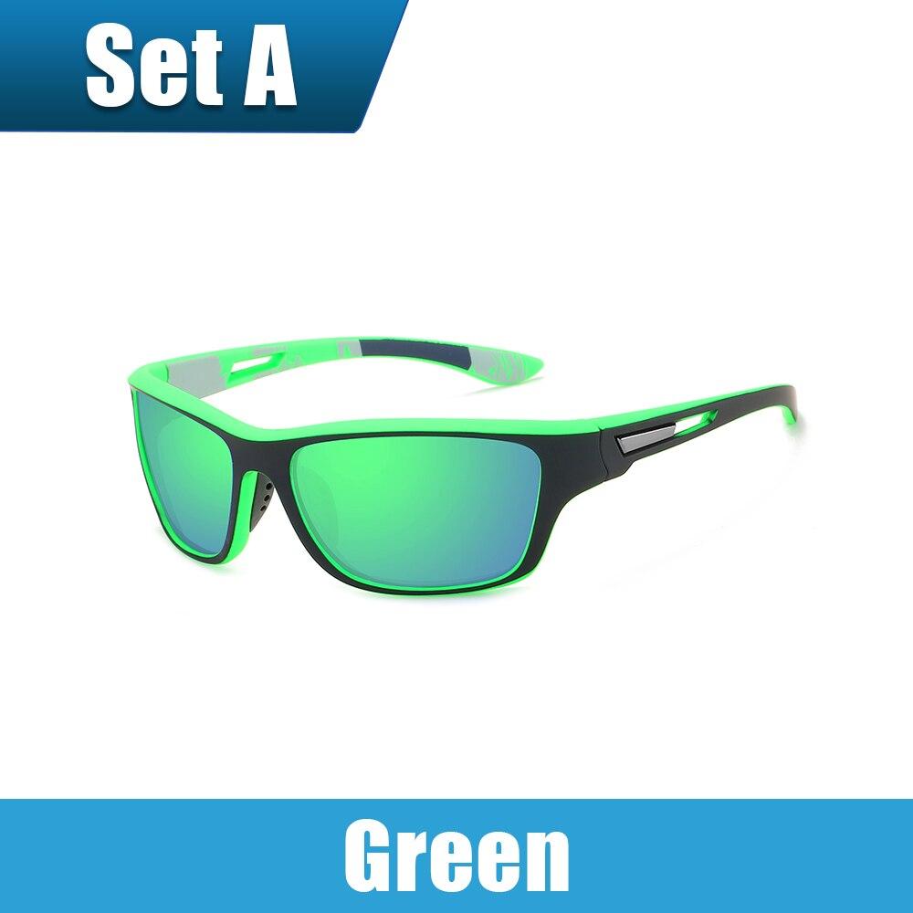 Polarized Mens Cycling Sunglasses UV Protection Sport Polarized for Men Women Outdoor Driving Camping Hiking Fishing Bicycles