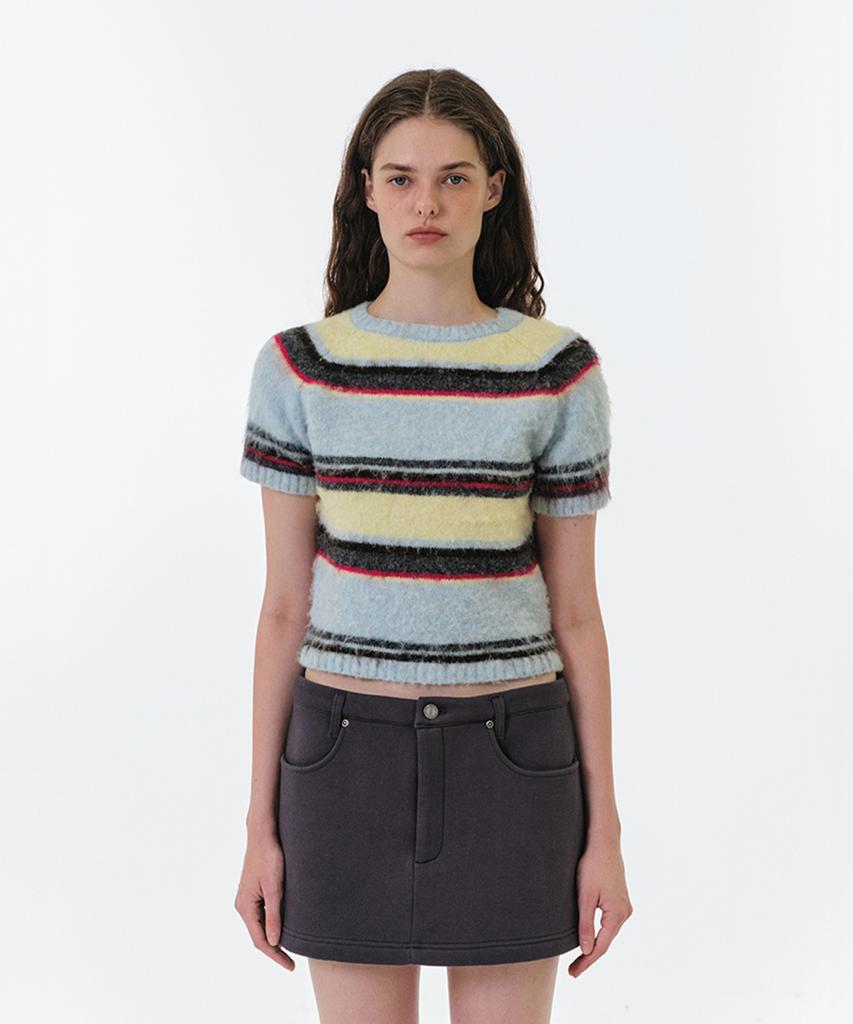 Grove Zoe Sweat Skirt Pants (Navy)