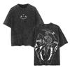 Anime Jujutsu Kaisen Ryomen Sukuna Harajuku Vintage Gewaschenes T-Shirt Baumwolle Herren Streetwear Damen Kurzarm Unisex Yk Shirts