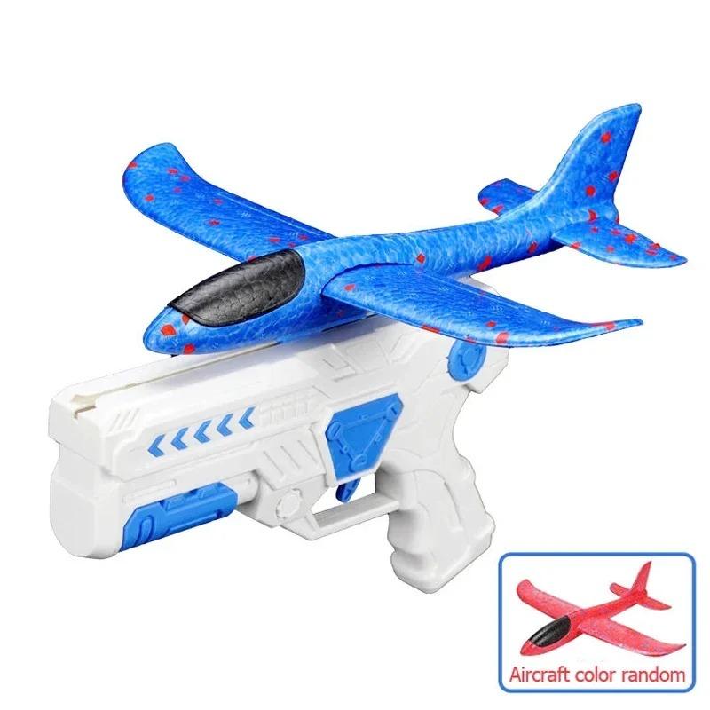 Airplane Launcher Toys Outdoor Plane Flying Toys Non Slip Kids EPP Foam Catapult Plane Birthday Gift for Boy Girl Games for Kids