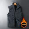 Vest Velvet Wool Gilet Autumn Winter Casual Sleeveless Jacket Men Warm Fleece Mens Vest Jacket Thick Sleeveless Men's