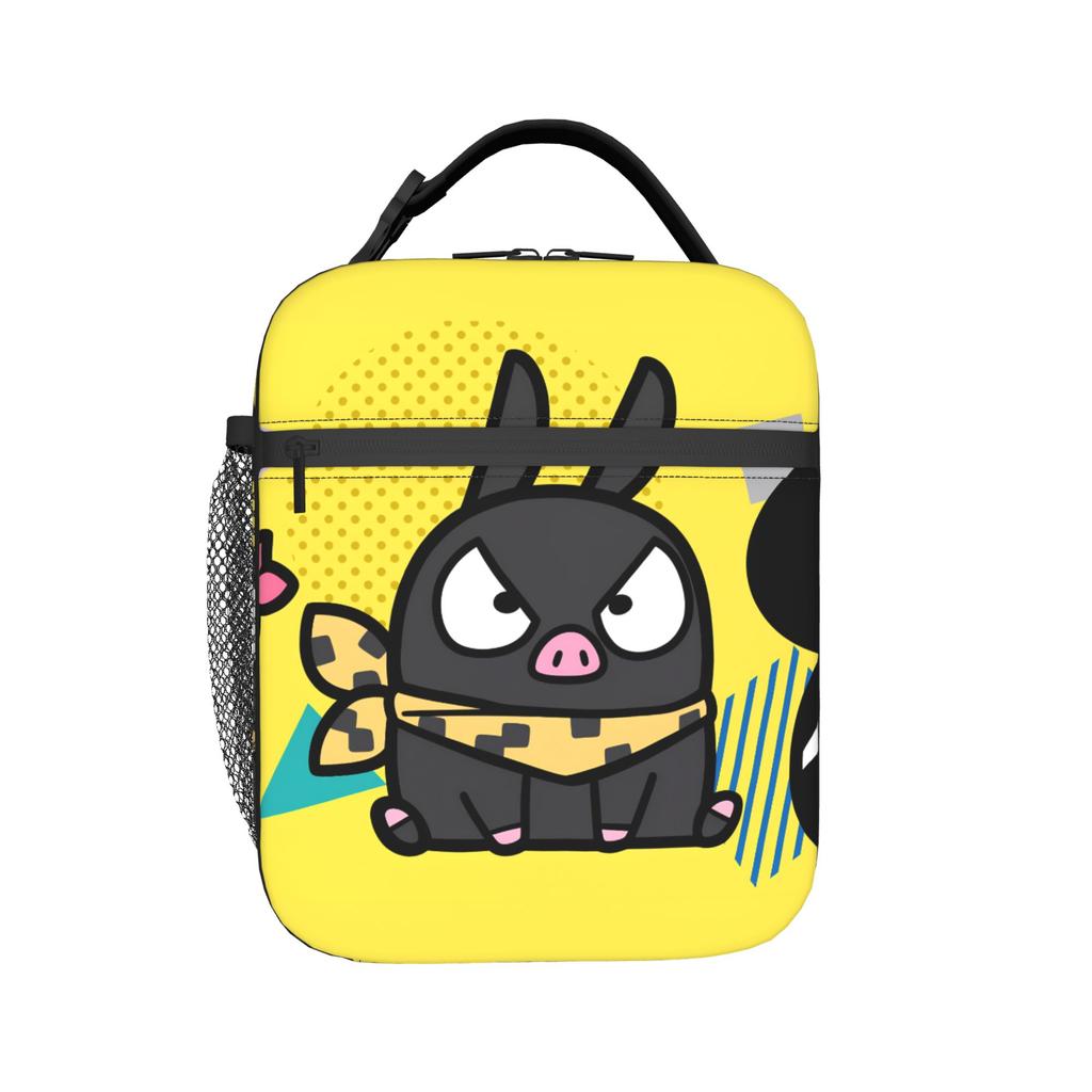 P-chan Ranma 1/2 Lunch Bag  Portable Insulated Lunch Box Men Travel Print Cooler Bag Casual Oxford Tote Food Bags