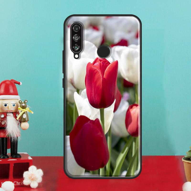 Tulip Flower Colorful For Huawei Nova 9 10 SE 12i 12s 11i 8i Y90 Y60 Y70 Y72 Y73 Y61 Y91 P30 P40 Lite P60 Pro Case