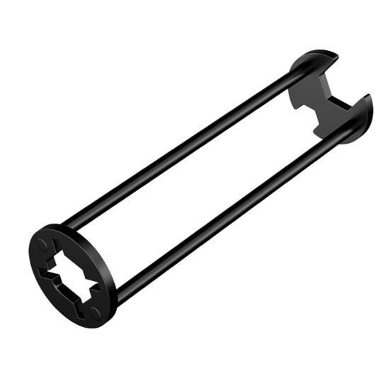 Under Sink Faucet Wrench Long-Arm Low-Profile Tight Spaces Plumbing Wrench Non-Slip Serrated Jaw Tool