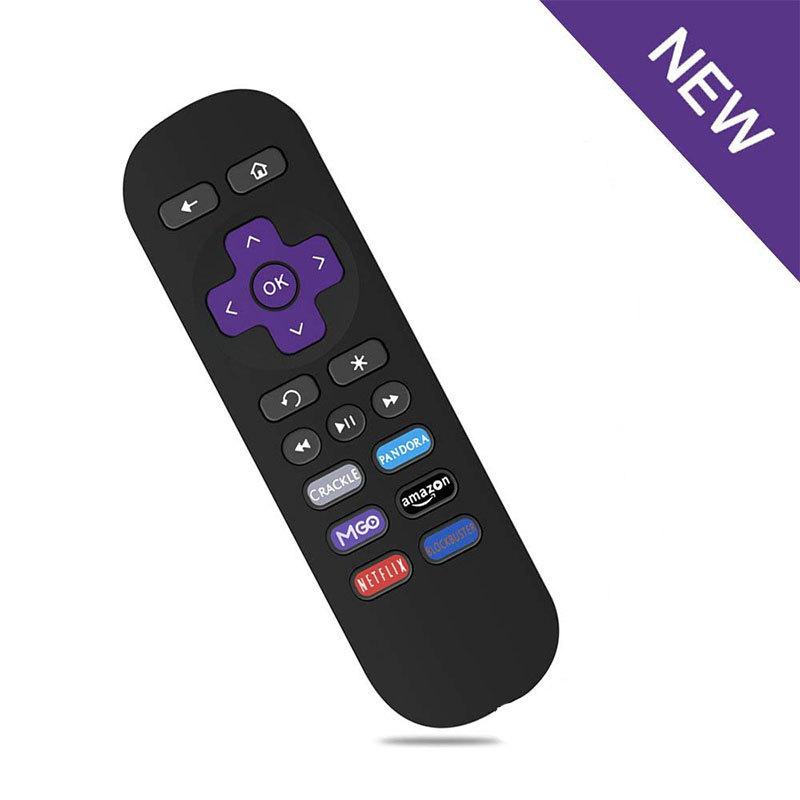 

Заміна втраченого пульта дистанційного керування, сумісного з Roku 1, Roku 2, Roku 3, Roku 4, (HD, LT, XS, XD), чорний