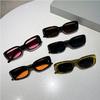 Vintage Rectangle Men Women Sunglasses Fashion Ins Popular Candy Color Shades Eyewear Trendy UV400 Protection Sun Glasss