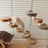 Hamster Rodents Toy Gerbil Climbing Hammocks Pet Ladder for Ferrets Hamster Toy Pet Cage House Toy