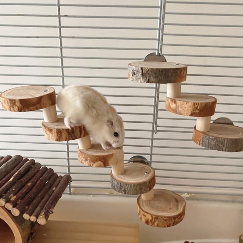Hamster Rodents Toy Gerbil Climbing Hammocks Pet Ladder for Ferrets Hamster Toy Pet Cage House Toy