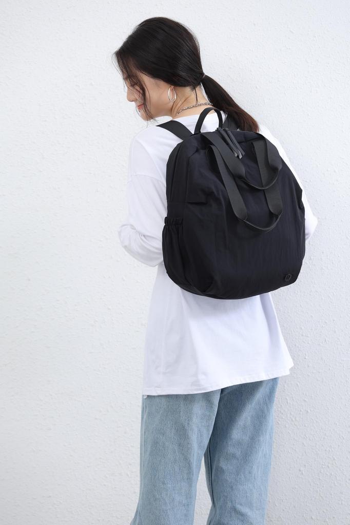 PAOIXEEL Mini Tote Mini Stylish Perfect for and Travel Women's Small, Ultra-Lightweight Backpack, 2-Way Style, Backpack, Mother's Backpack, Nylon,