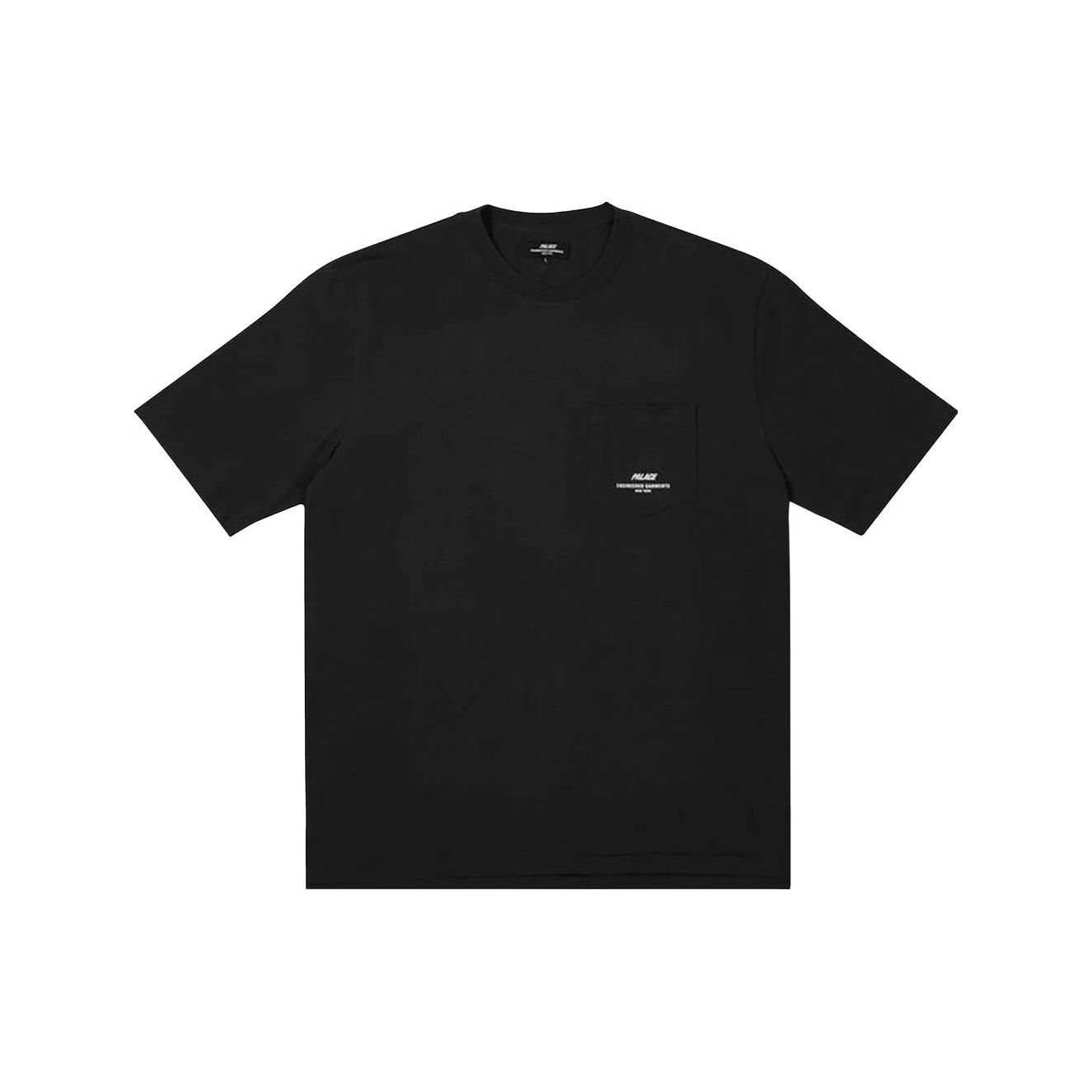 Palace x Engineered Garments Тяжелая футболка Черная Унисекс Топы P23ES142 L