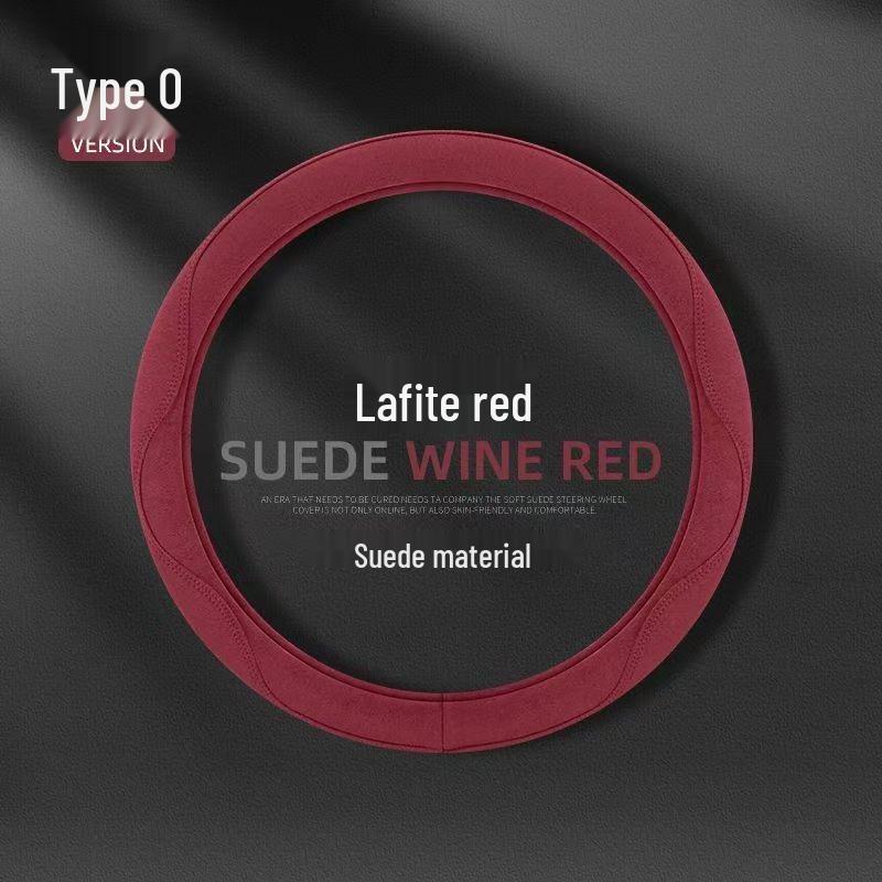 Universeller rutschfester Wildleder-Lenkradbezug - Ganzjährig, bequem & stilvoll