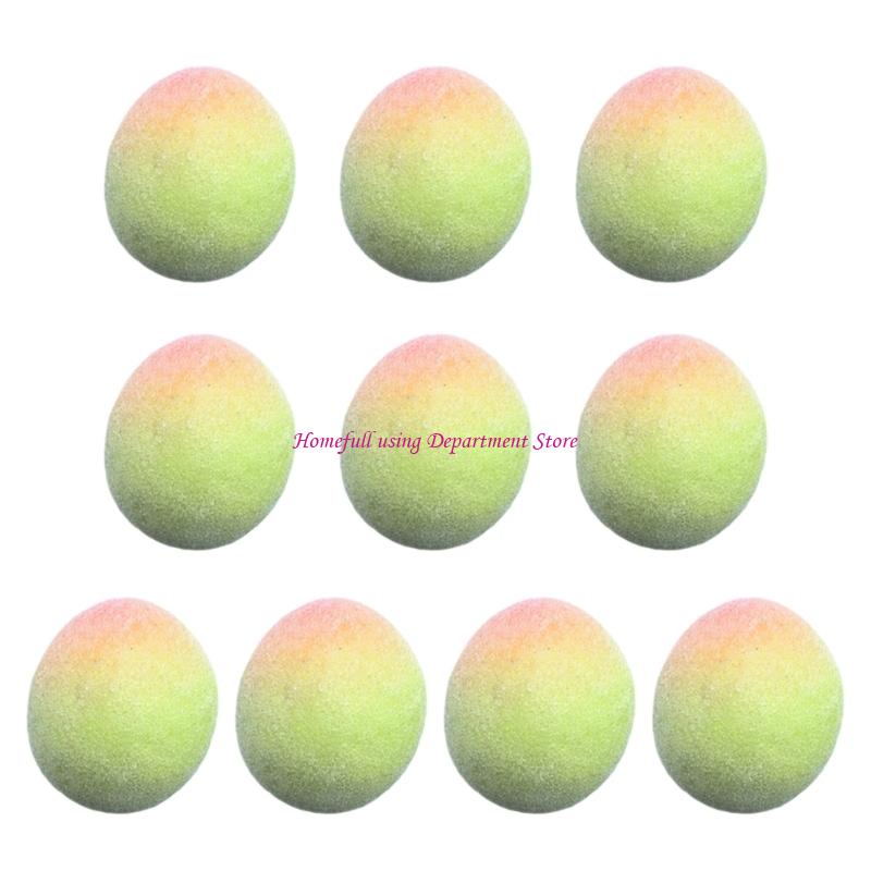 

Artificial Foams Green Plum Set of 10 Safe NonToxic Decoration Artificial Fruits for Event and Photography Arrangements червоний