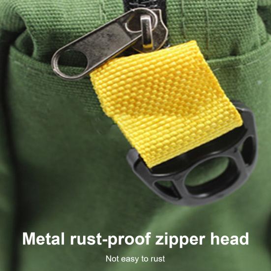 Wide Mouth Tool Bag Storage Organizer Pouch with Handle Large Capacity Multipurpose Heavy Duty Canvas Tool Storage Bag