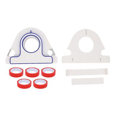 6Pcs Masking Paint Tape Applicator and 25mm Width Red Tape Ergonomic Portable Masking Set for Wall Floor