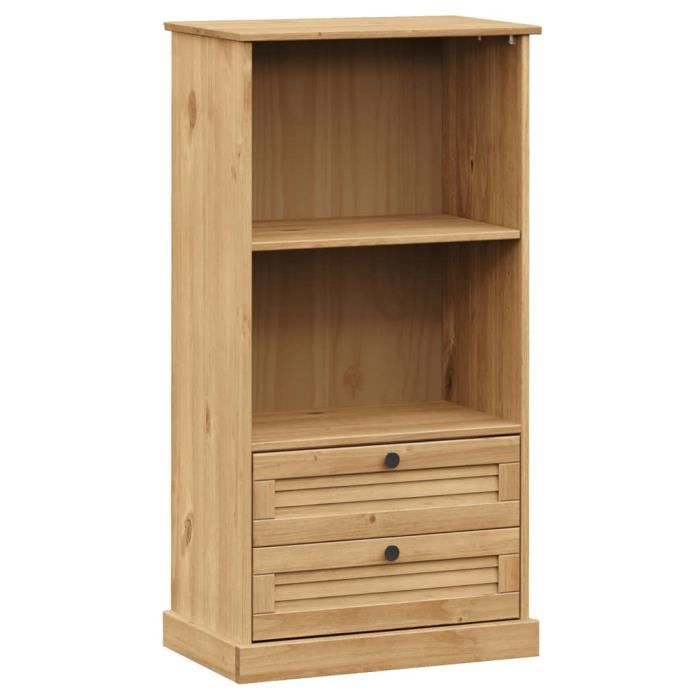 VidaXL Bookcase VIGO 60x35x114.5 Cm Solid Pine Wood 353184