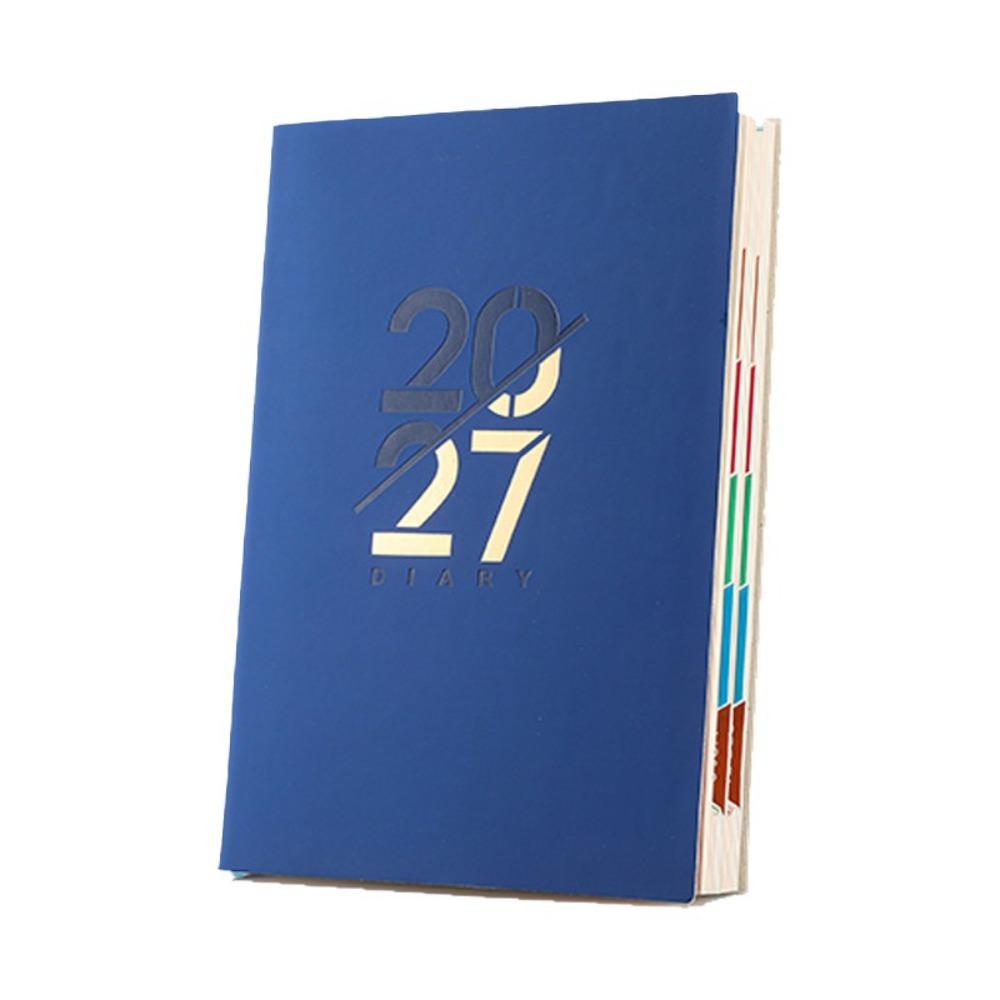 12 Months 2027 Schedule Planner Notepad Wear-resistant Office Work Planner Stationery